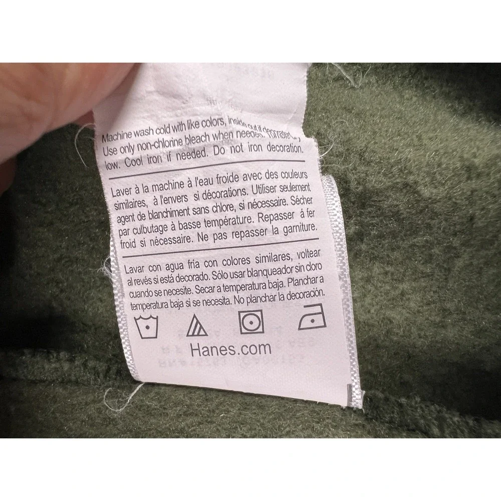 Hanes Sweatpants Adult‎ XL Green Pull On Elastic Waist Cotton Blend Athleisure